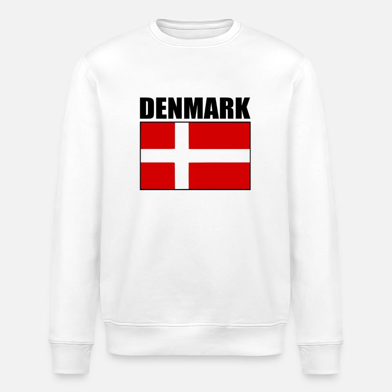 Danemark - Sweat bio ROLLER Stanley/Stella Unisexe - blanc