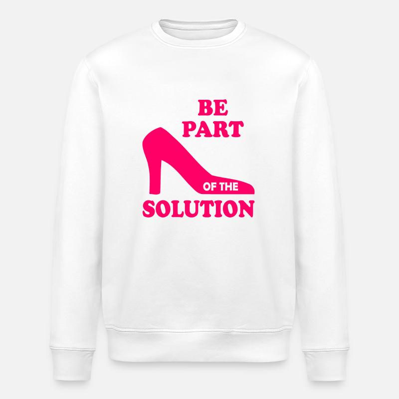Be part of the solution - Sweat bio ROLLER Stanley/Stella Unisexe - blanc