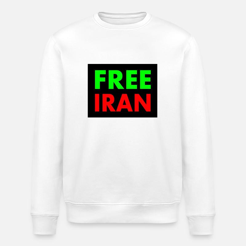 Free iran - Sweat bio ROLLER Stanley/Stella Unisexe - blanc