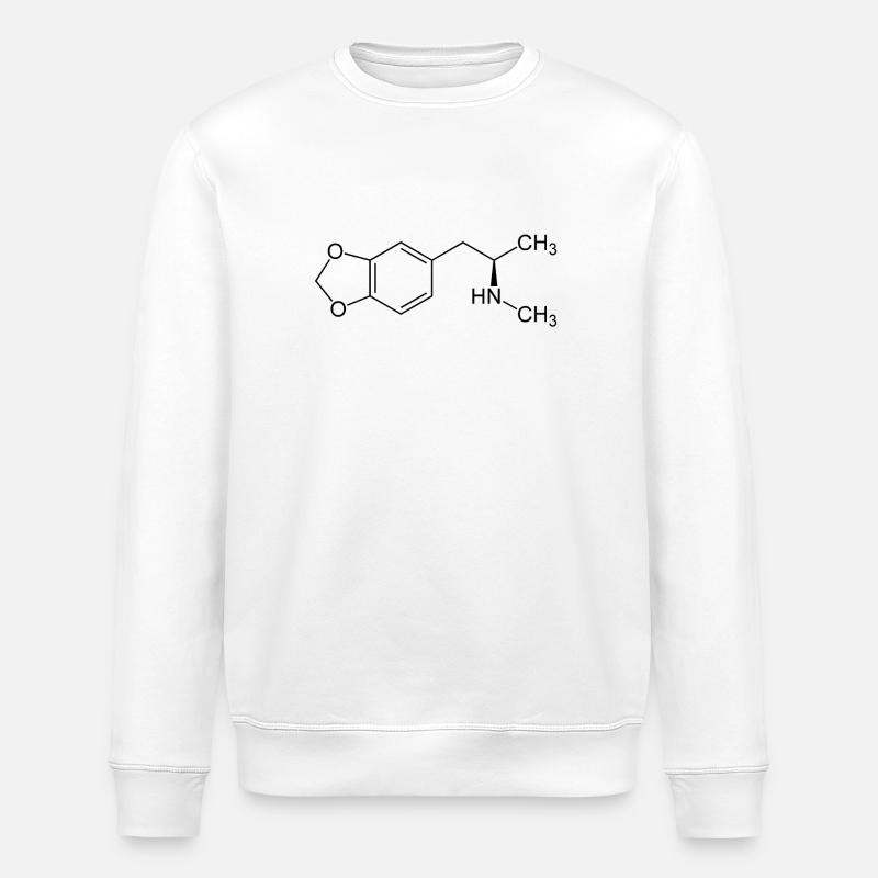 Ecstasy - Stanley/Stella Unisex Bio-Sweatshirt ROLLER - Weiß
