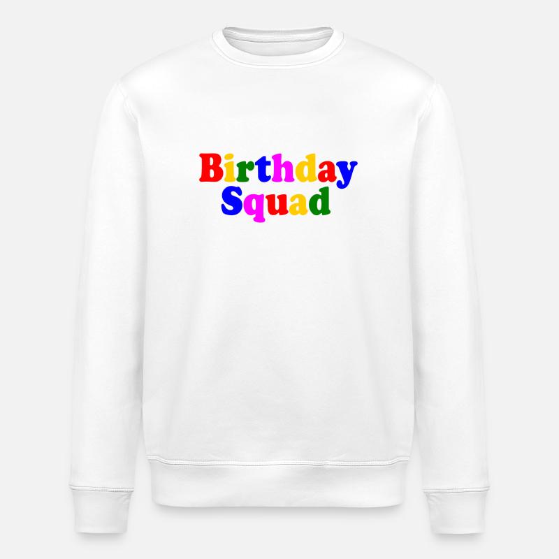 Birthday squad - Sweat bio ROLLER Stanley/Stella Unisexe - blanc