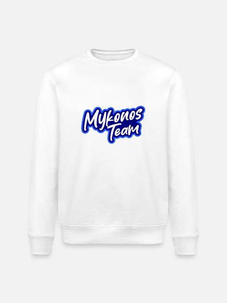 Mykonos Team - Stanley/Stella Unisex Bio-Sweatshirt ROLLER - Weiß