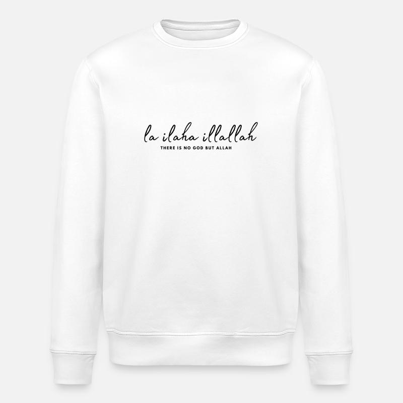 La ilaha illallah Islam - Sweat bio ROLLER Stanley/Stella Unisexe - blanc