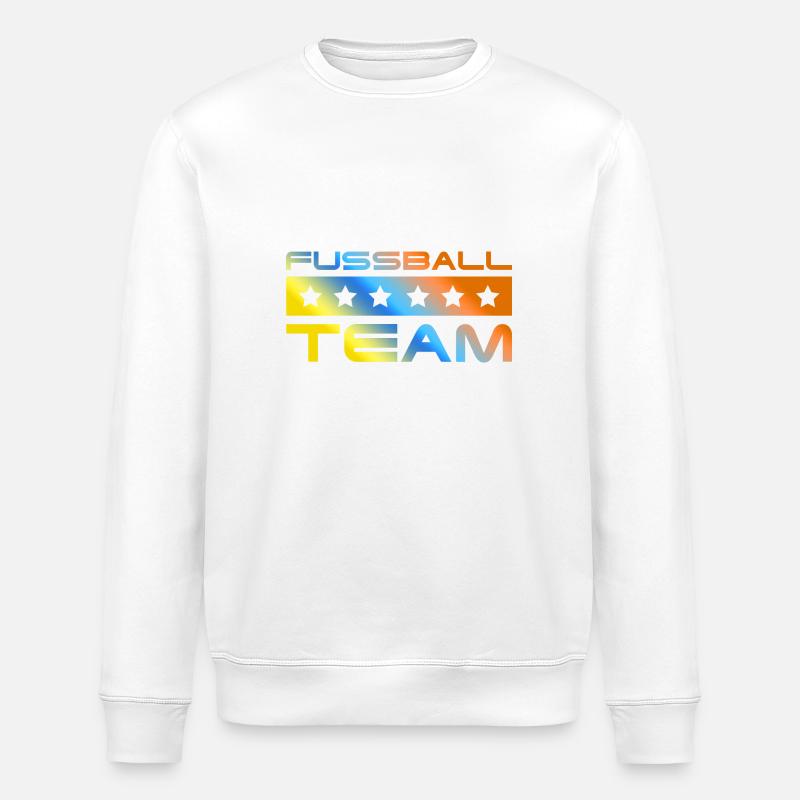 Fussball Crew Bunt - Stanley/Stella Unisex Bio-Sweatshirt ROLLER - Weiß