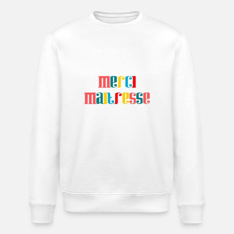 VIELEN DANK. GELIEBTE - Stanley/Stella Unisex Bio-Sweatshirt ROLLER - Weiß