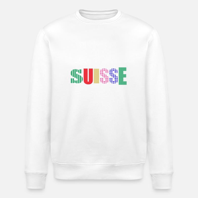 SUISSE - Sweat bio ROLLER Stanley/Stella Unisexe - blanc