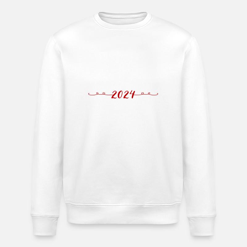 2024 Jahr - Stanley/Stella Unisex Bio-Sweatshirt ROLLER - Weiß
