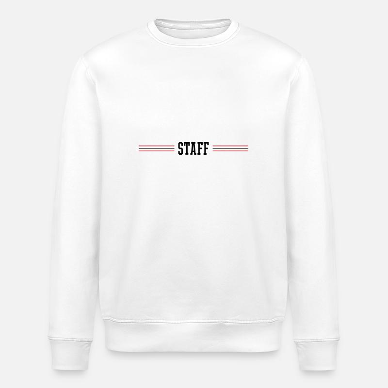 Staff Mitglied - Stanley/Stella Unisex Bio-Sweatshirt ROLLER - Weiß