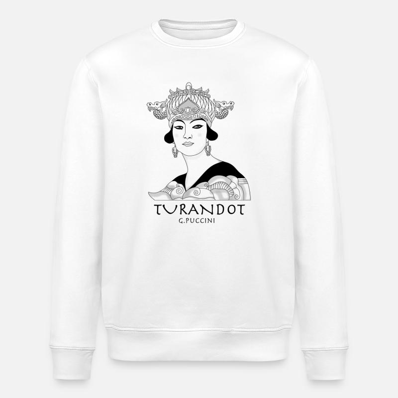Turandot T - Stanley/Stella Unisex Bio-Sweatshirt ROLLER - Weiß