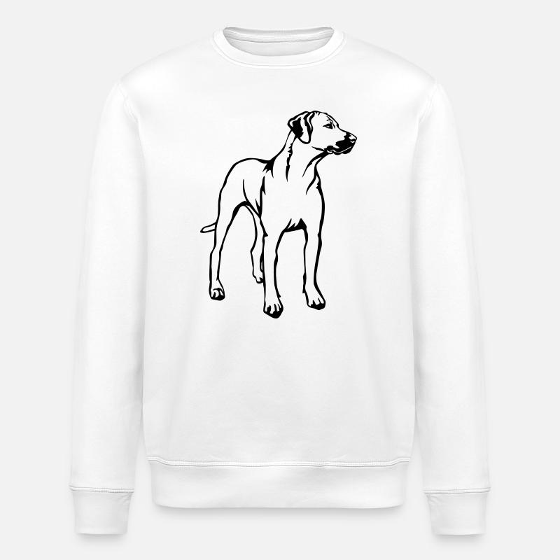 Rhodesian Ridgeback - Sweat bio ROLLER Stanley/Stella Unisexe - blanc