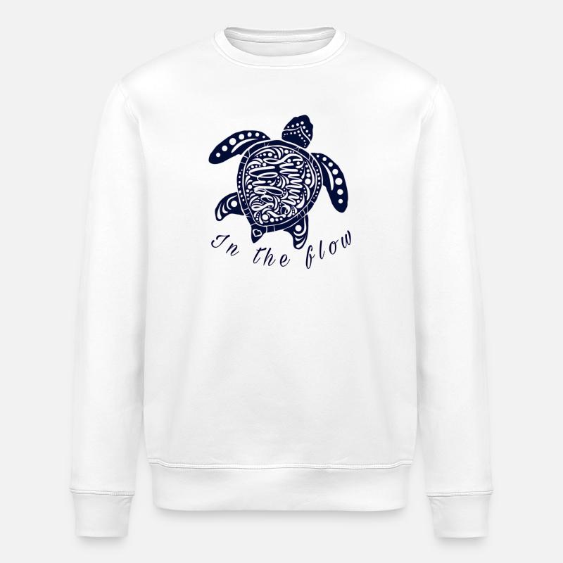 Be Ocean - Stanley/Stella ROLLER Unisex Organic Sweatshirt - white