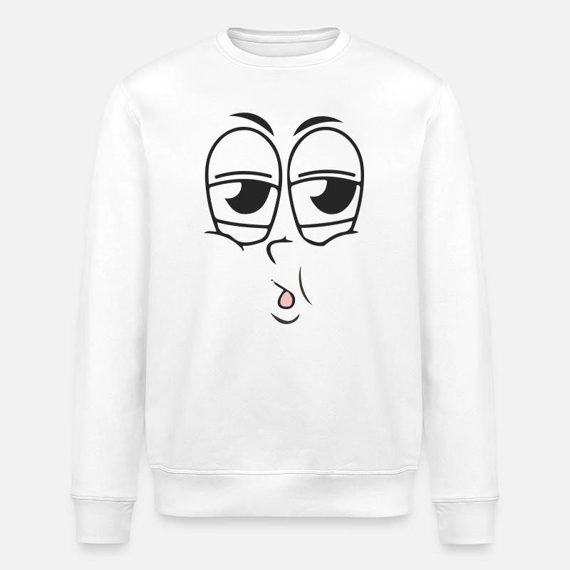 Ermüdung des Gesichts - Stanley/Stella Unisex Bio-Sweatshirt ROLLER - Weiß