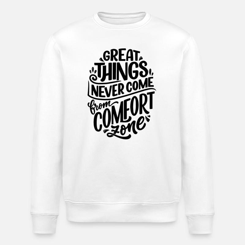 De grandes choses - Sweat bio ROLLER Stanley/Stella Unisexe - blanc