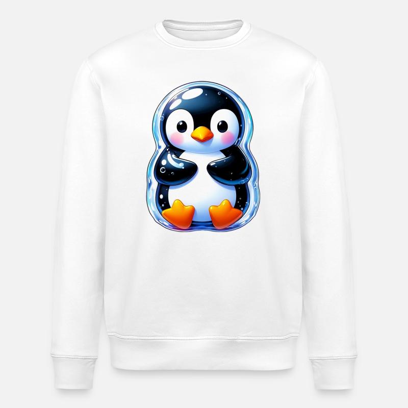 Pinguin - Stanley/Stella Unisex Bio-Sweatshirt ROLLER - Weiß