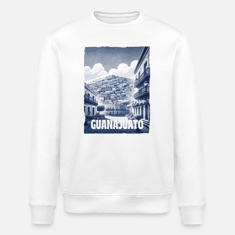 Guanajuato Mexiko Design - Stanley/Stella Unisex Bio-Sweatshirt ROLLER - Weiß