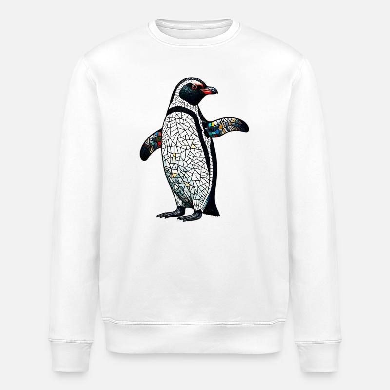 Pinguin - Stanley/Stella Unisex Bio-Sweatshirt ROLLER - Weiß