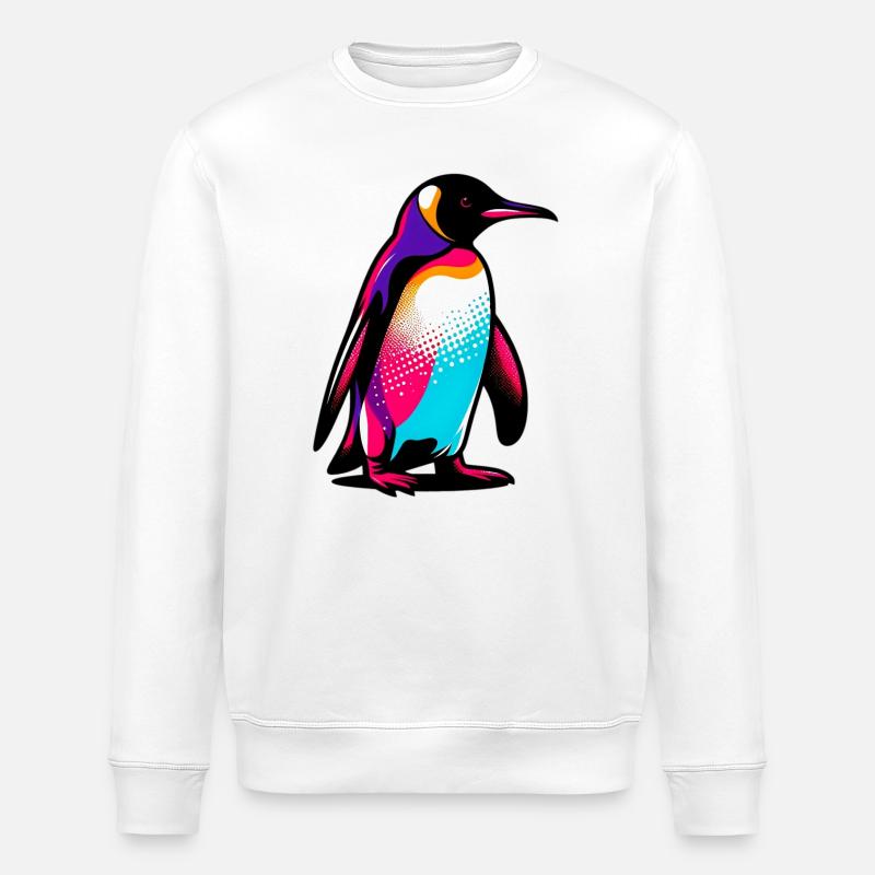 Penguin - Stanley/Stella ROLLER Unisex Organic Sweatshirt - white