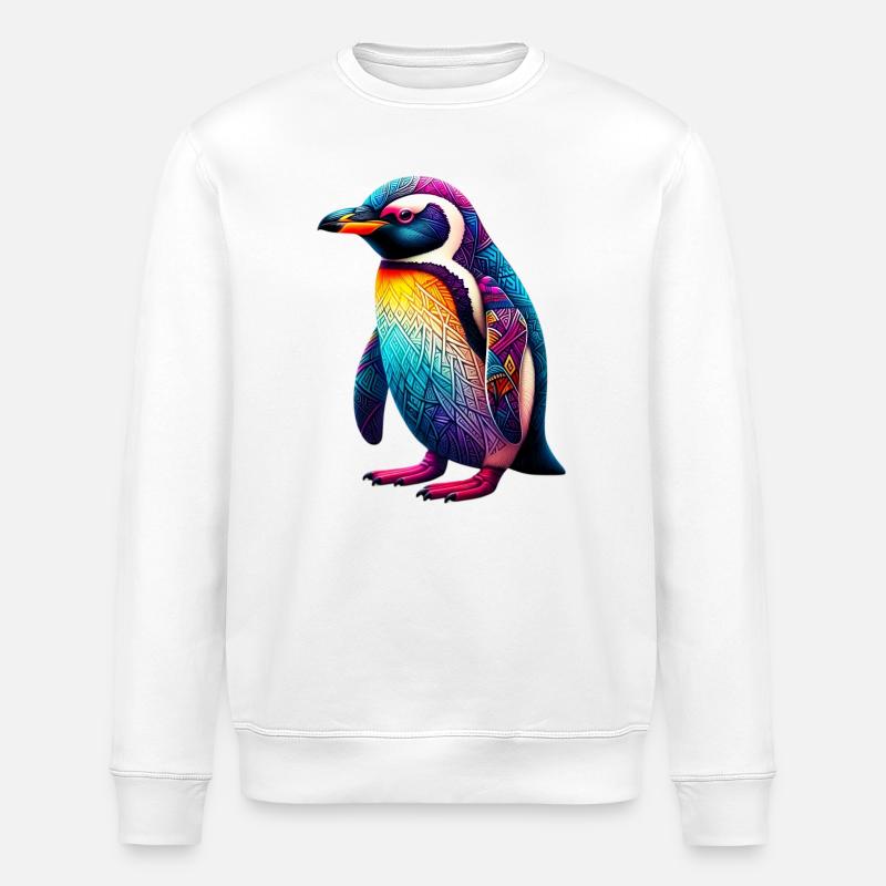 Pinguin - Stanley/Stella Unisex Bio-Sweatshirt ROLLER - Weiß