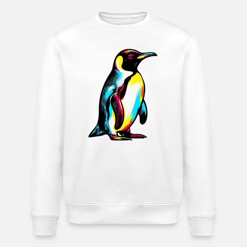 Pinguin - Stanley/Stella Unisex Bio-Sweatshirt ROLLER - Weiß