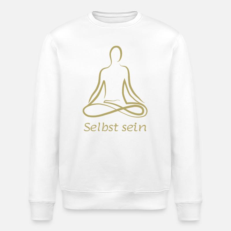 selbst sein - Stanley/Stella Unisex Bio-Sweatshirt ROLLER - Weiß