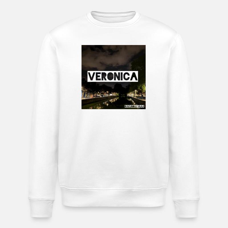 SINGLE VERONICA - Sweat bio ROLLER Stanley/Stella Unisexe - blanc