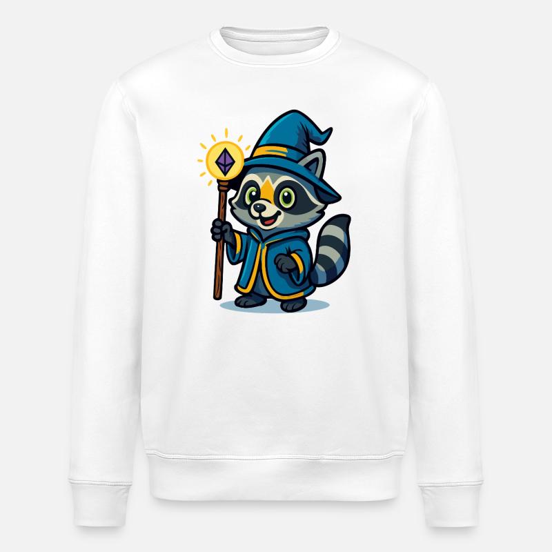 Randolf the cute - Stanley/Stella Unisex Bio-Sweatshirt ROLLER - Weiß