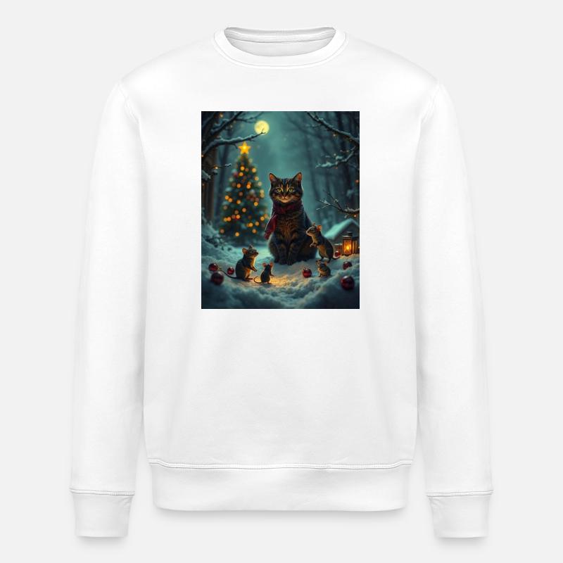 Didimaus - Stanley/Stella Unisex Bio-Sweatshirt ROLLER - Weiß