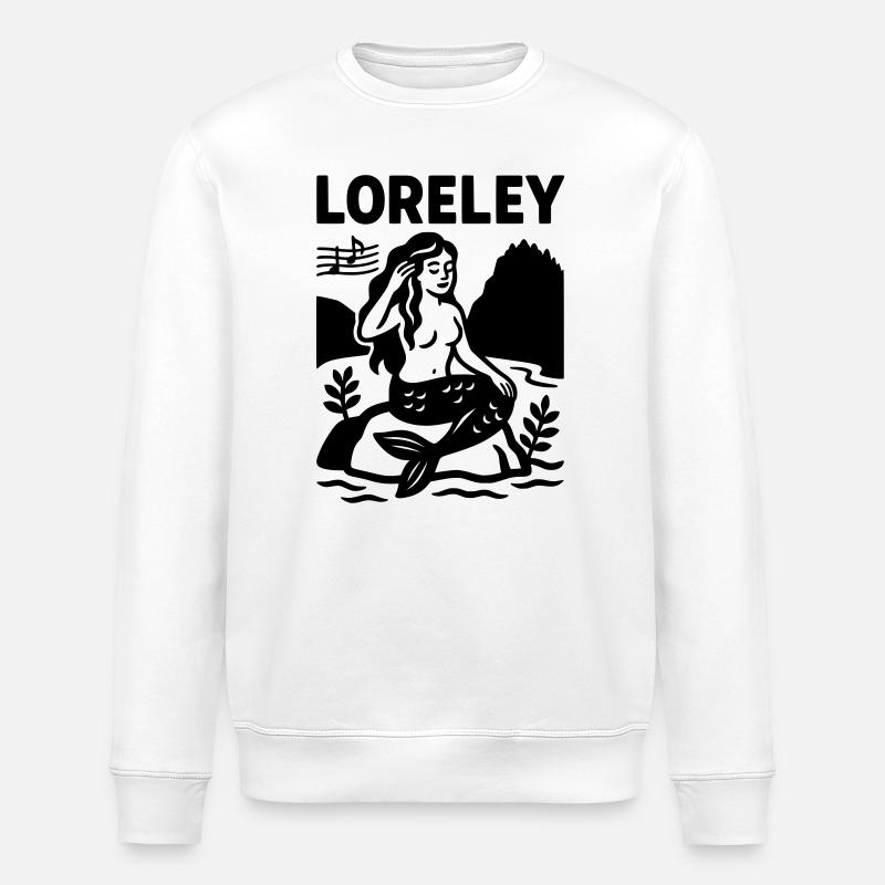 Loreley - Stanley/Stella ROLLER Unisex Organic Sweatshirt - white