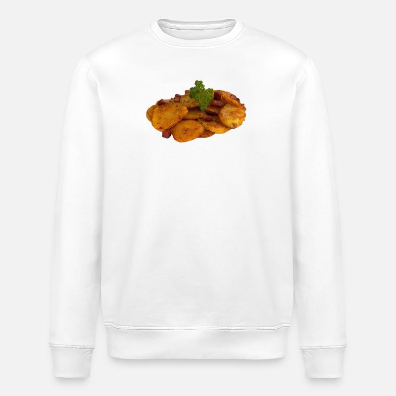 Crispy Braties - Stanley/Stella ROLLER Unisex Organic Sweatshirt - white