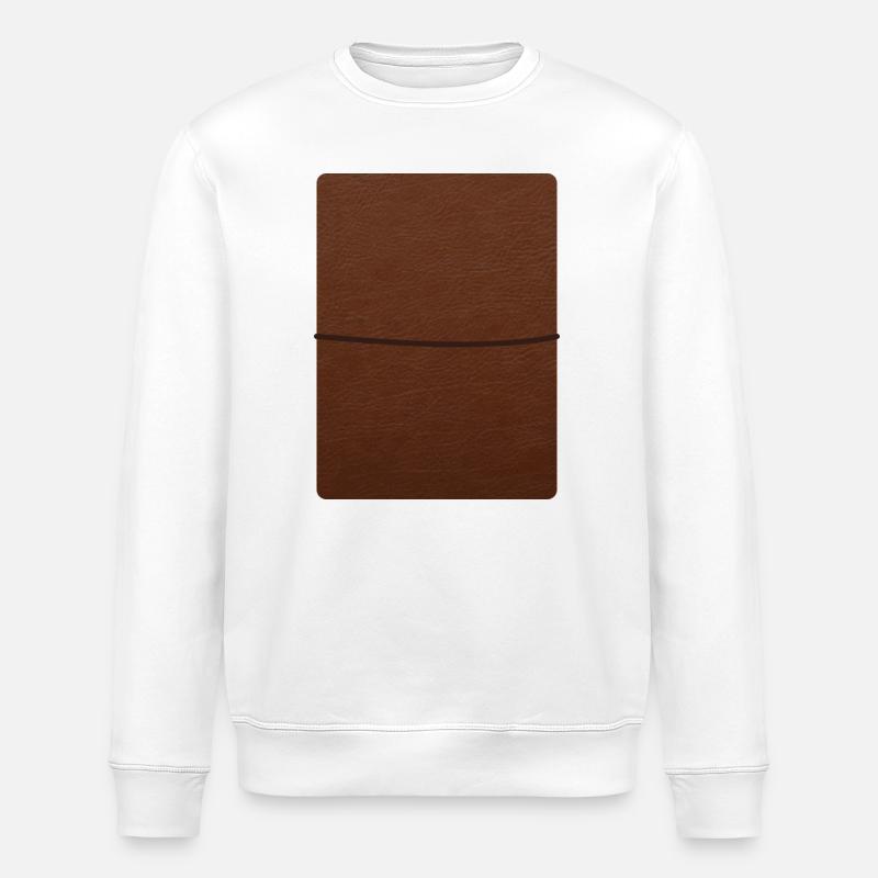 Leather Journal - Stanley/Stella ROLLER Unisex Organic Sweatshirt - white