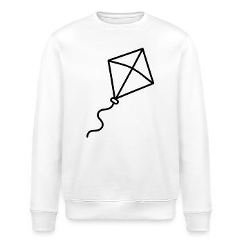 cerf volant - Sweat bio ROLLER Stanley/Stella Unisexe - blanc - Devant - Nik (191cm)