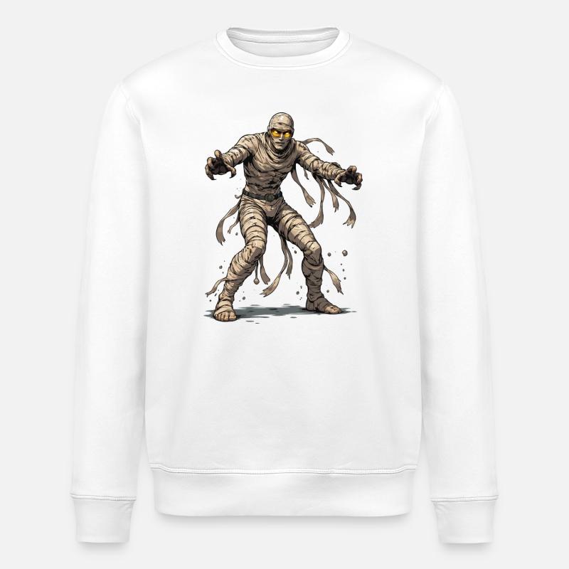 Comic de la momie - Sweat bio ROLLER Stanley/Stella Unisexe - blanc