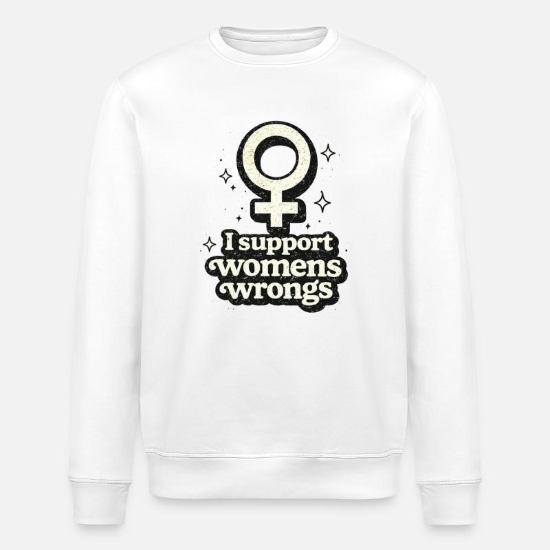 Édition Sparkle Retro Symbol Sticker - Sweat bio ROLLER Stanley/Stella Unisexe - blanc