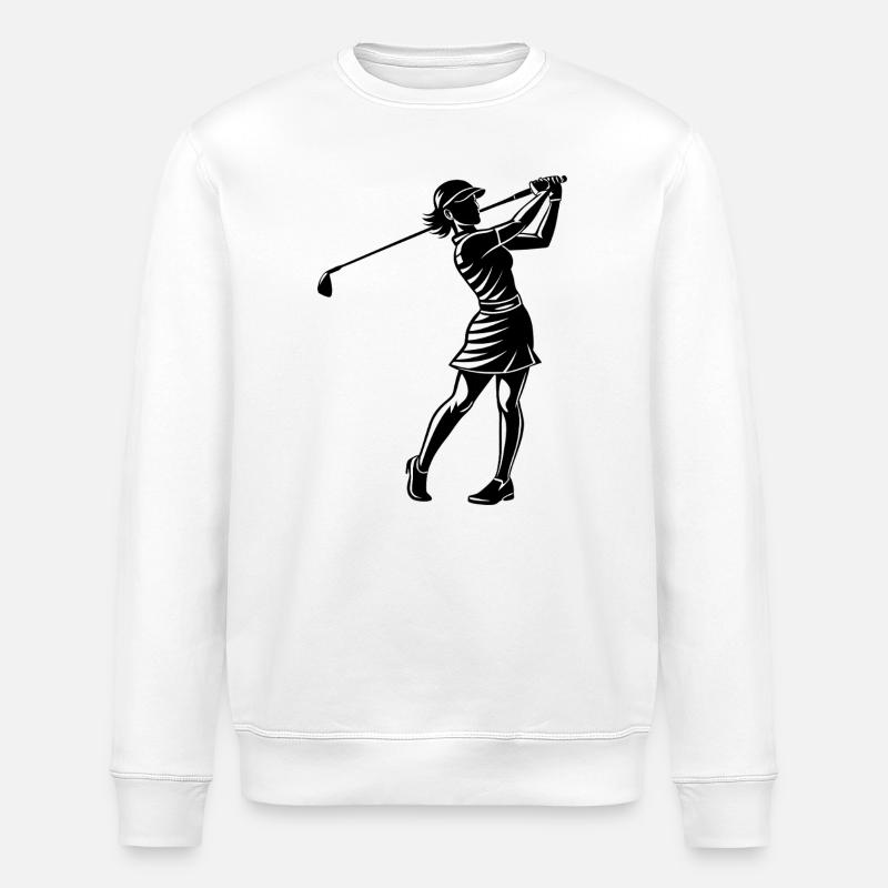 Golferin - Stanley/Stella Unisex Bio-Sweatshirt ROLLER - Weiß
