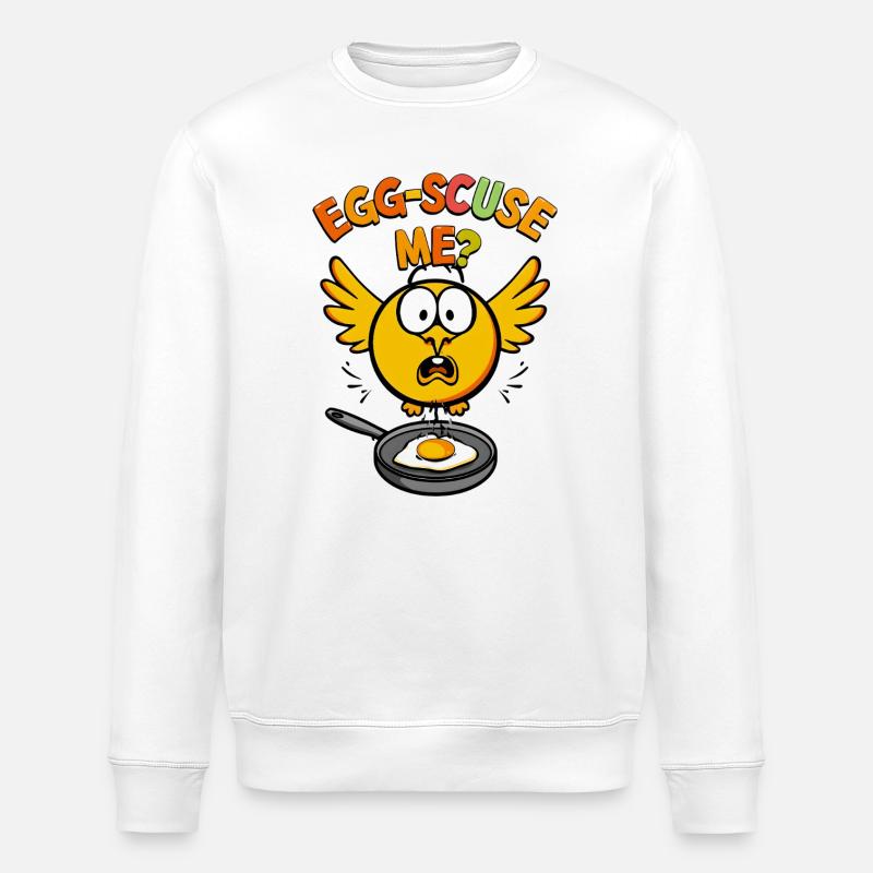 Pardon ? - Sweat bio ROLLER Stanley/Stella Unisexe - blanc