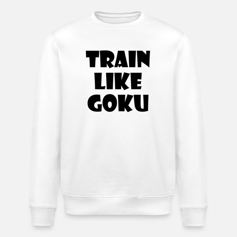 Entraînez-vous comme Goku - Sweat bio ROLLER Stanley/Stella Unisexe - blanc
