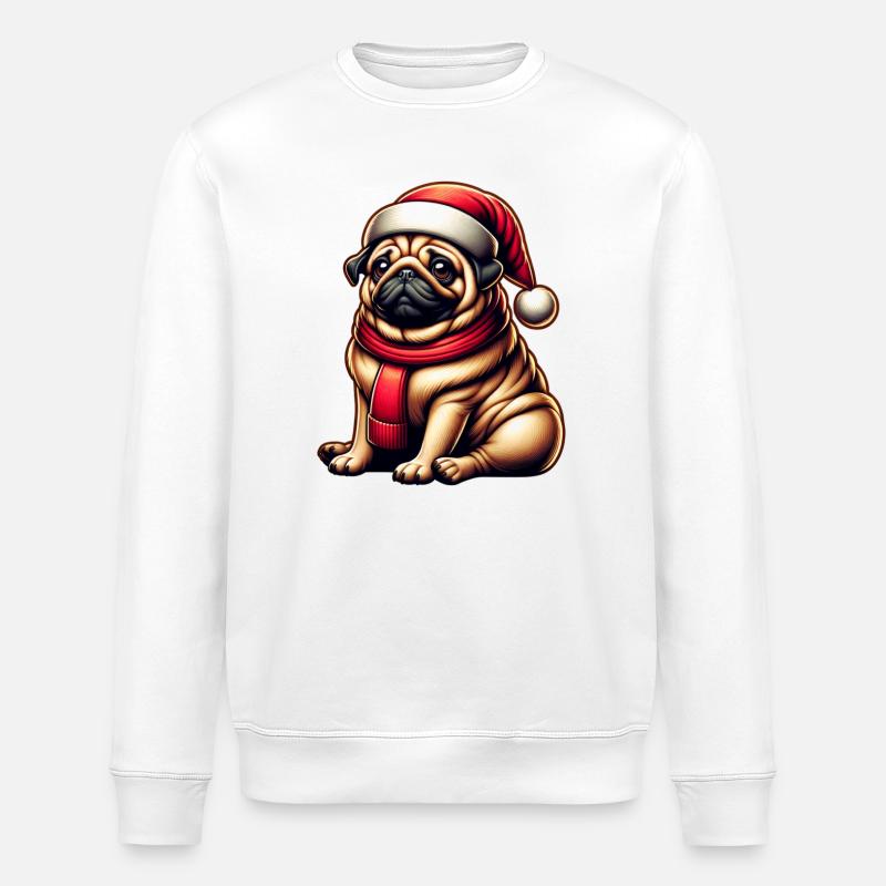 Noël - Sweat bio ROLLER Stanley/Stella Unisexe - blanc