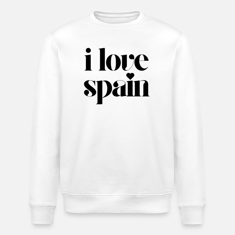 J’adore l’Espagne - Sweat bio ROLLER Stanley/Stella Unisexe - blanc
