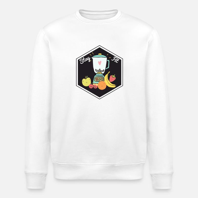 Stay Fit - Stanley/Stella Unisex Bio-Sweatshirt ROLLER - Weiß