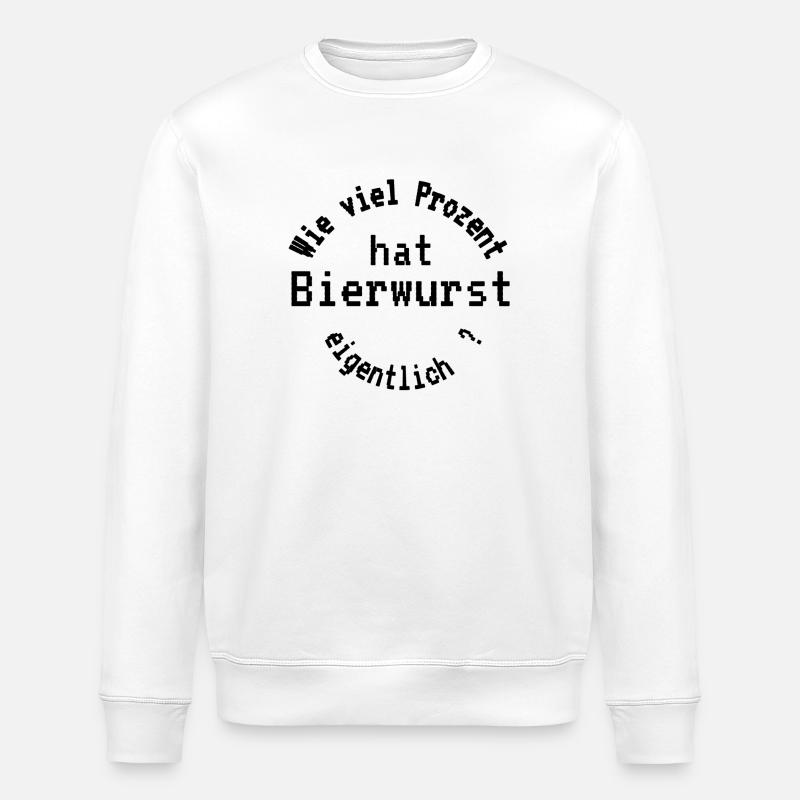 Bierwurst - Stanley/Stella Unisex Bio-Sweatshirt ROLLER - Weiß