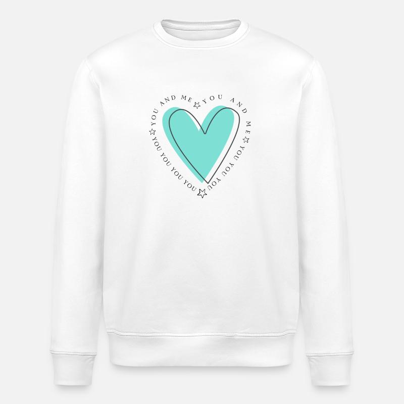 Valentinstag - Stanley/Stella Unisex Bio-Sweatshirt ROLLER - Weiß