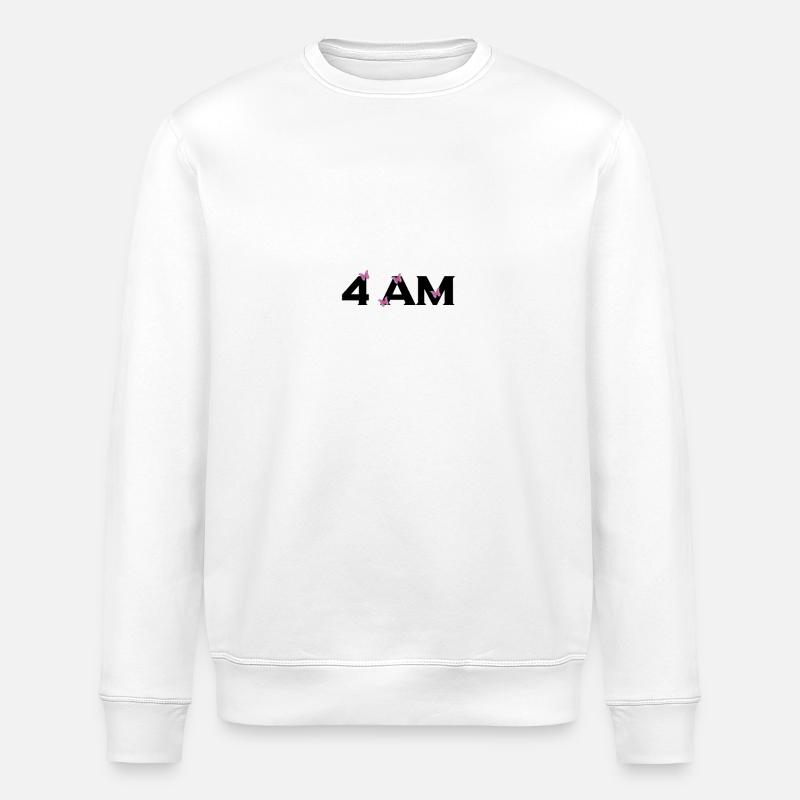 4AM - Stanley/Stella Unisex Bio-Sweatshirt ROLLER - Weiß