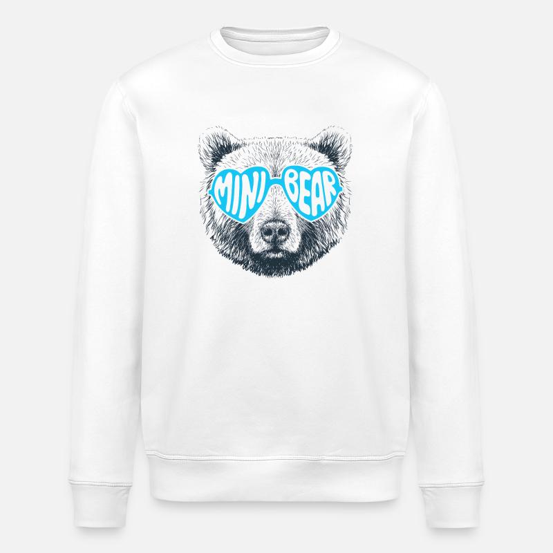 Klein Bär - Stanley/Stella Unisex Bio-Sweatshirt ROLLER - Weiß