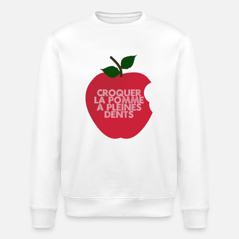 Biss von Apple - Stanley/Stella Unisex Bio-Sweatshirt ROLLER - Weiß
