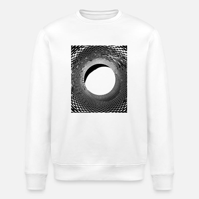 Geometric art - Stanley/Stella ROLLER Unisex Organic Sweatshirt - white