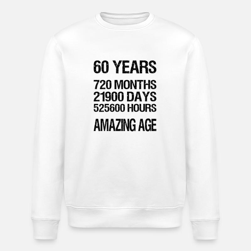 60 ans - Sweat bio ROLLER Stanley/Stella Unisexe - blanc