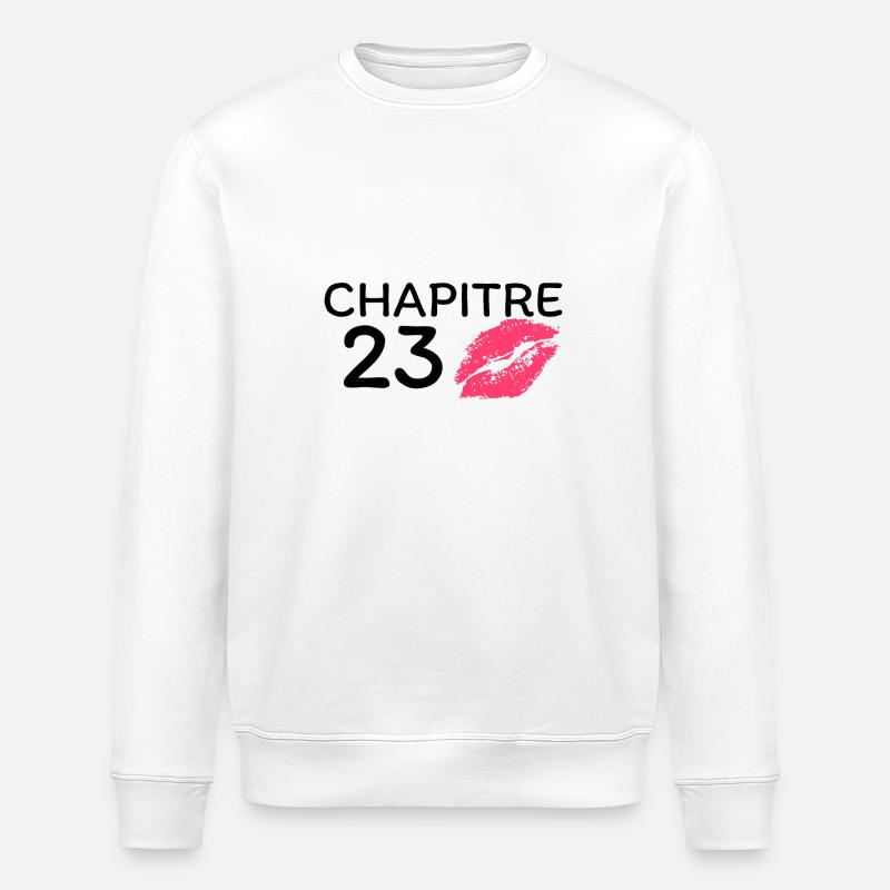 Chapitre 23 ans joyeux anniversaire - Sweat bio ROLLER Stanley/Stella Unisexe - blanc