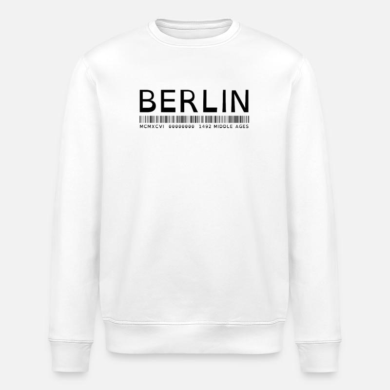 BERLIN - Sweat bio ROLLER Stanley/Stella Unisexe - blanc