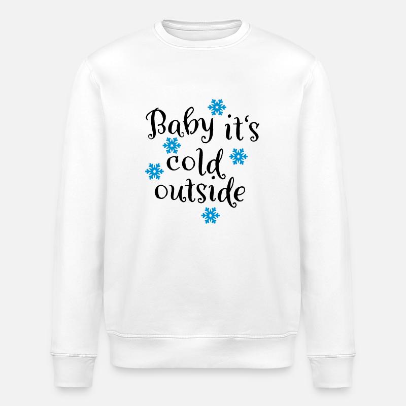 Schnee - Stanley/Stella Unisex Bio-Sweatshirt ROLLER - Weiß