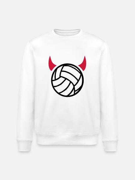 Volleyball - Stanley/Stella Unisex Bio-Sweatshirt ROLLER - Weiß